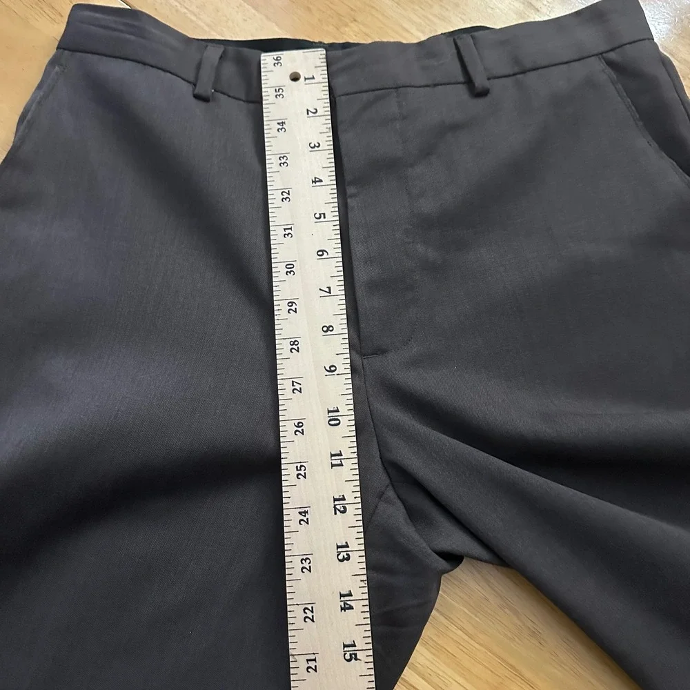 Banana Republic Men's Wool Blend Dress Pants Brown Size‎ 33x32 Career Office